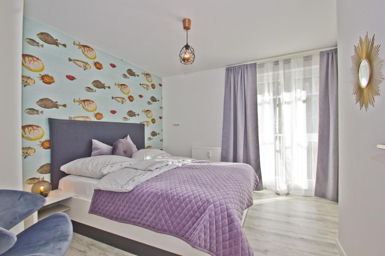 Ferienwohnung Mit Balkon Und Meerblick - Ferienresidenz Zwei Bodden Fewo 1-4 Lietzow Esterno foto